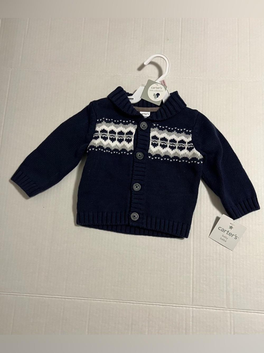 🆕CARTER’S - 9M - NWT - 4+PC INFANT BOYS SQUIRREL KNIT CLOTHING & ACCESSORIES LOT - Picture 11 of 16